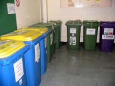 Office recycling bins